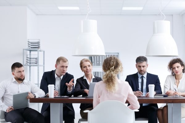 Woman on recruitment review Woman on recruitment review